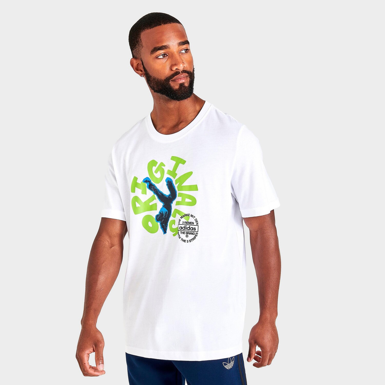 

Мужская футболка с рисунком Adidas Originals Unite, белый