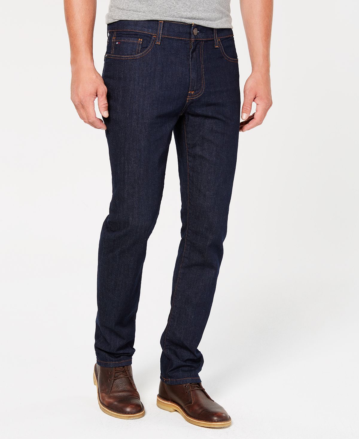 Мужские джинсы прямого кроя стрейч Tommy Jeans, мульти джинсы прямого кроя waverly dkny jeans мульти