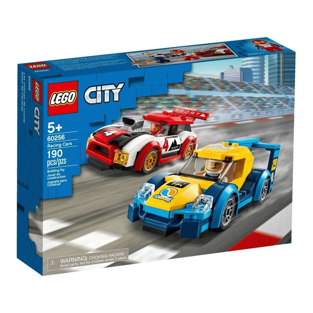 конструктор сити гоночные автомобили 202 детали city Конструктор LEGO City 60256 Гоночные автомобили