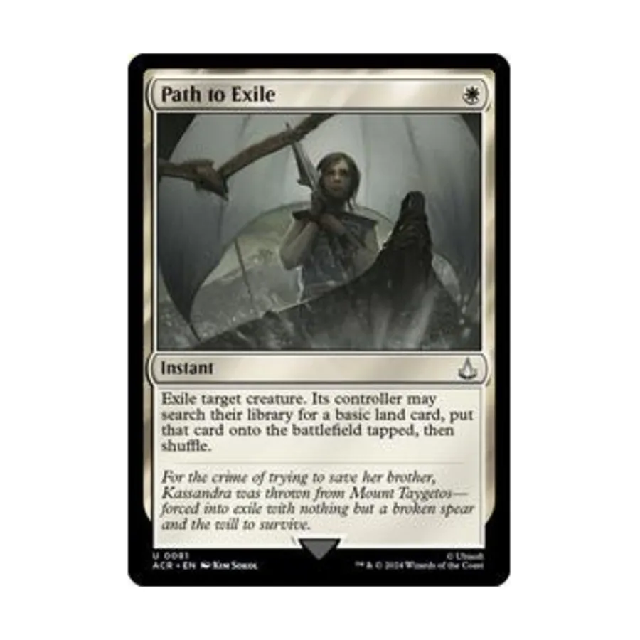 

CCG Путь к изгнанию (U), MTG - Universes Beyond: Assassin's Creed