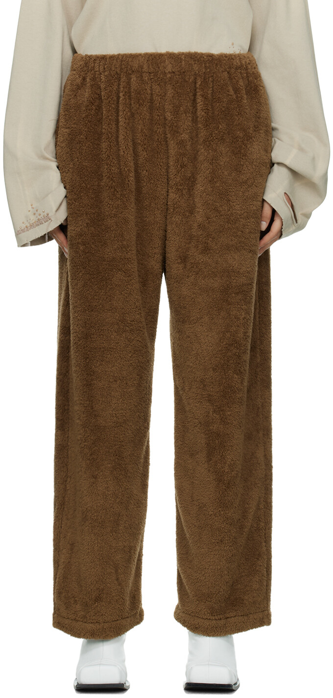 

Коричневые брюки Teddy Lounge Acne Studios, Коричневый