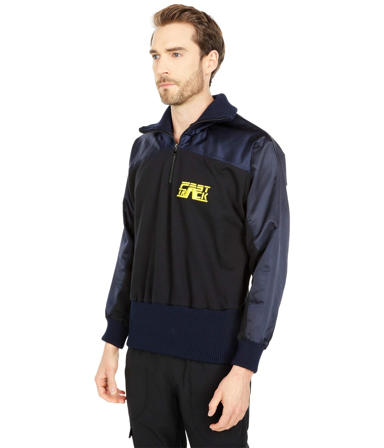 

Свитер Blue Marble Paris, Motown Quarter Zip Sweater, Черный