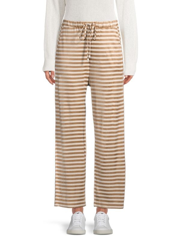 

Брюки Elvira Max Mara Leisure из джерси, светло-бежевый