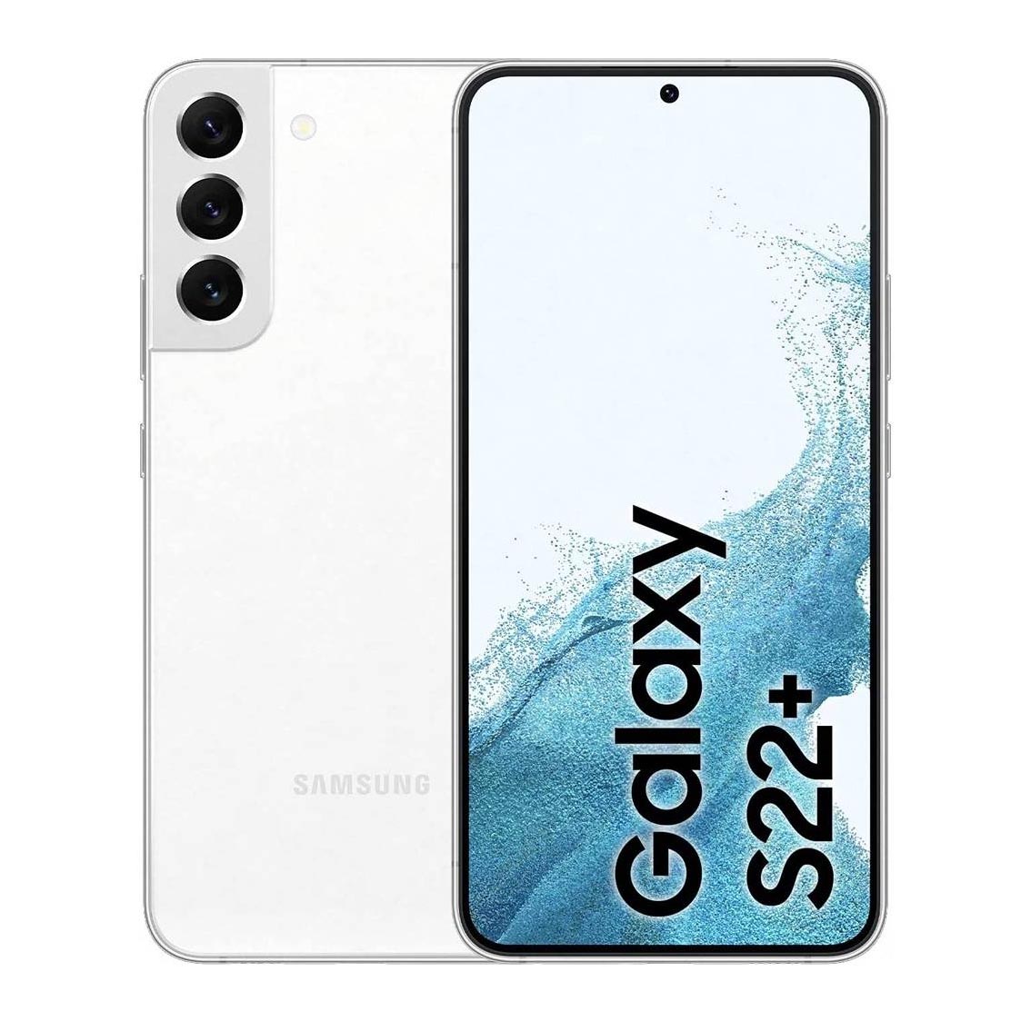 Смартфон Samsung Galaxy S22+ 8/128GB, белый смартфон samsung galaxy s22 8 128gb черный
