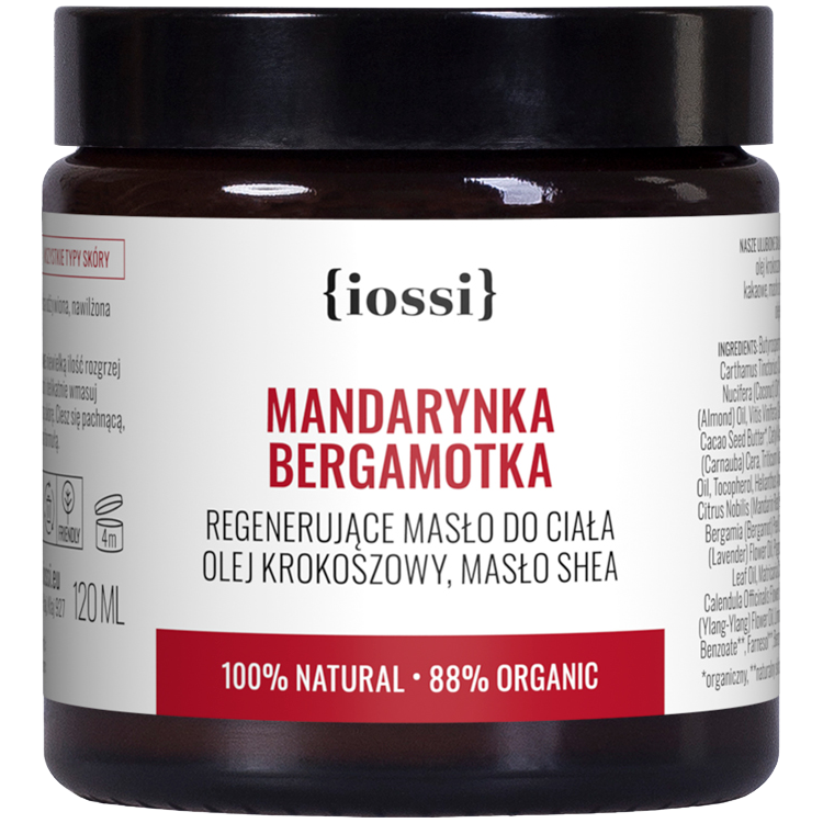 Iossi Mandarynka Bergamotka регенерирующее масло для тела, 120 мл