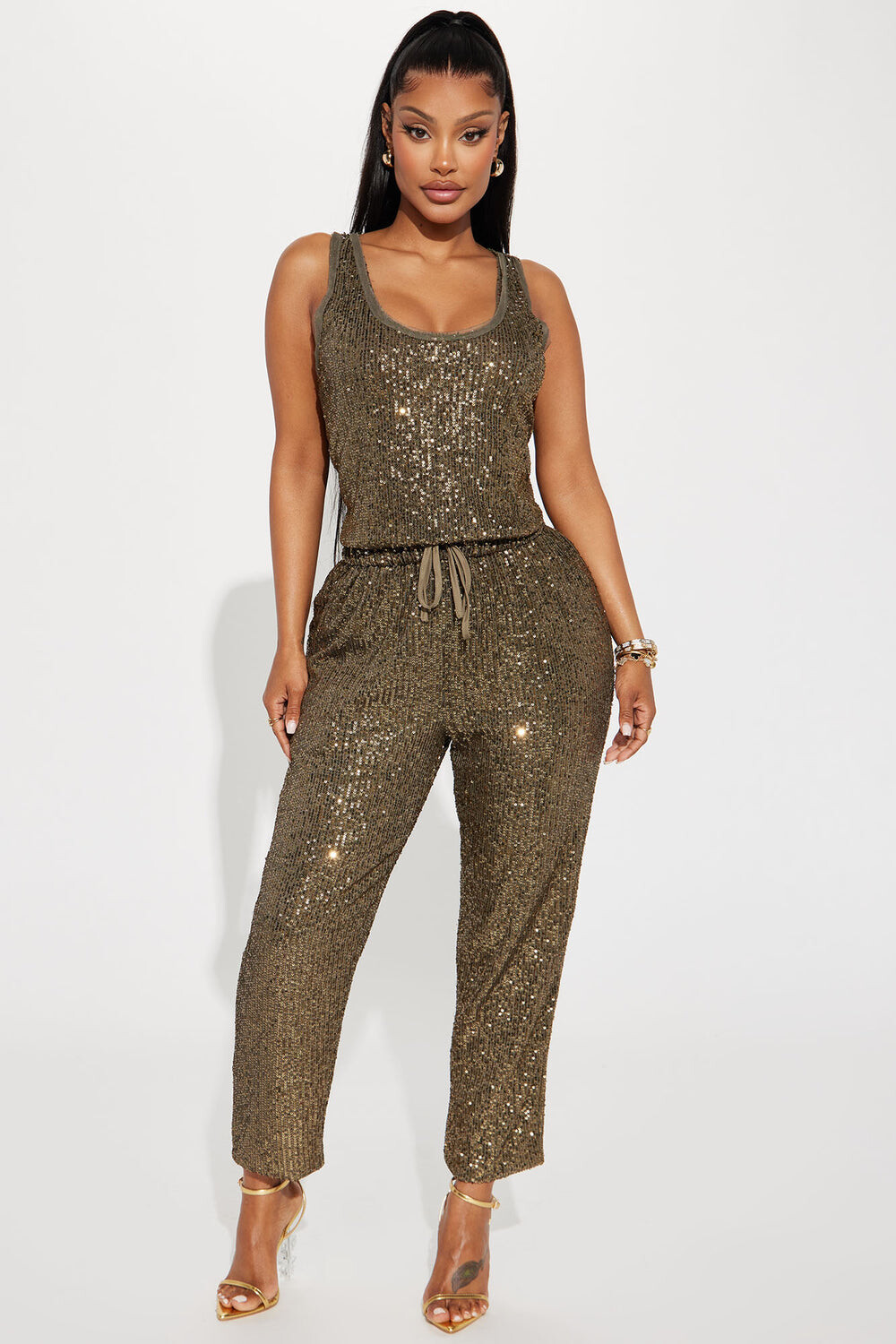 

Комбинезон Fashion Nova SJ511763, оливковый