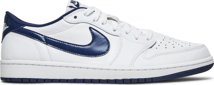 

Кроссовки Air Jordan 1 Low Retro OG Midnight Navy, белый