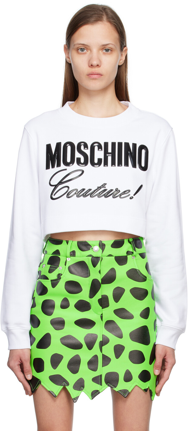 

Белая толстовка Moschino Couture, Белый