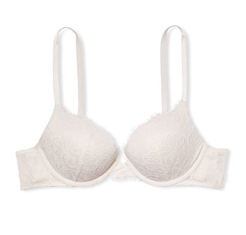 цена Бюстгальтер Victoria's Secret Dream Angels Lace Push-up, белый