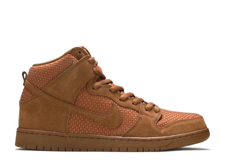 

Кроссовки Nike DUNK HIGH PREMIUM SB 'ALE BROWN', коричневый