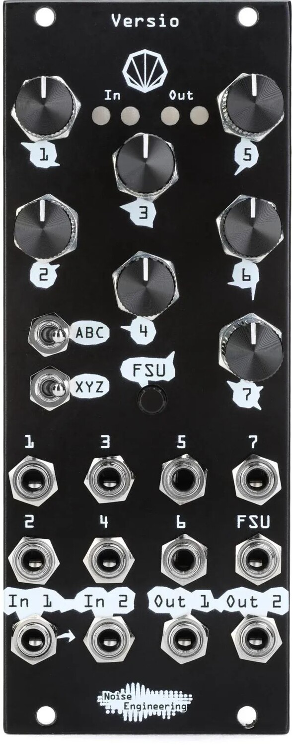 

Шумотехника Desmodus Versio Стереоревербераторный модуль Eurorack — пронумерованный, черный