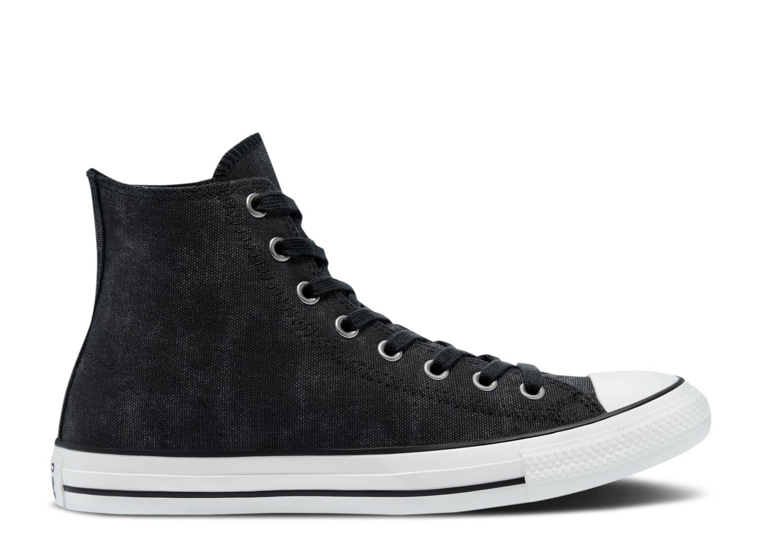 

Кроссовки Converse Chuck Taylor All Star High 'Washed Canvas - Black', черный