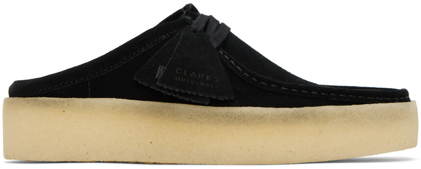 

Черные лоферы без шнурков Wallabee Cup Clarks Originals