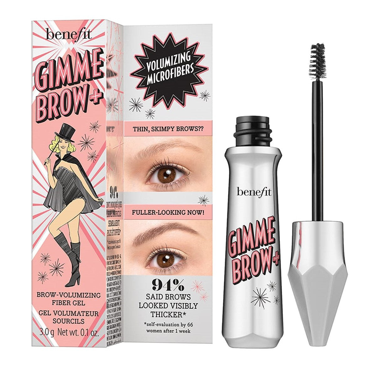 

Benefit Gimme Brow+ гель для придания объема бровям 4,5 3г