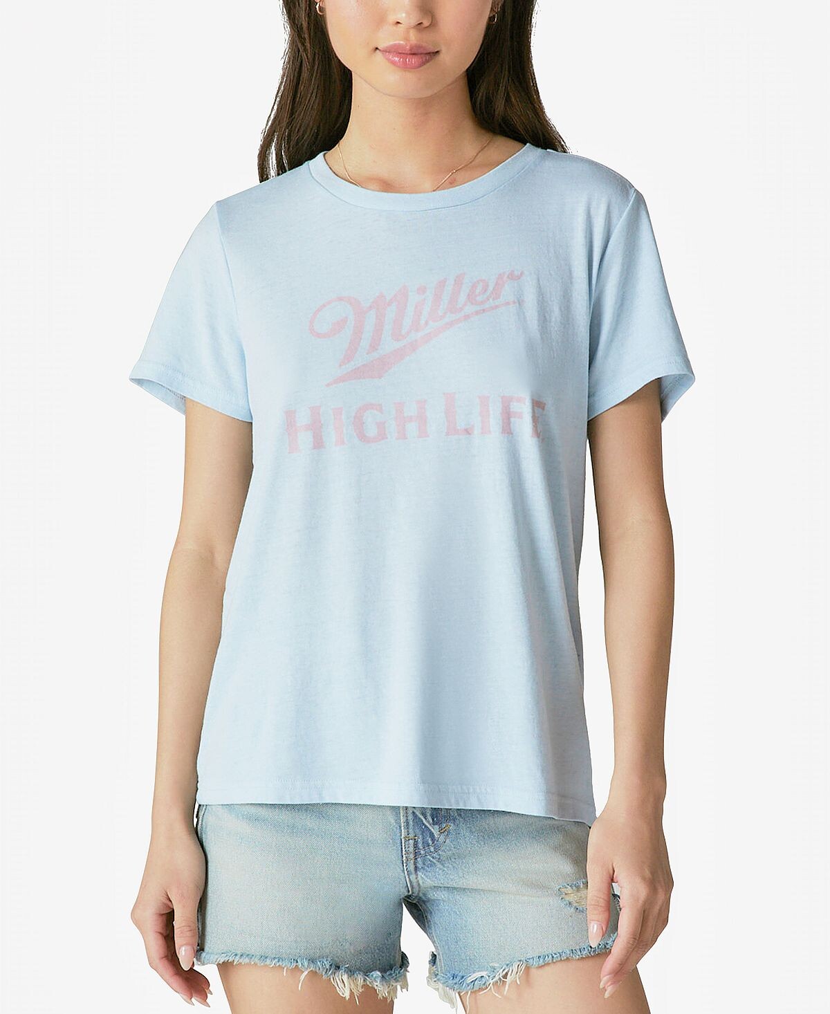 

Женская футболка miller high life Lucky Brand, мульти