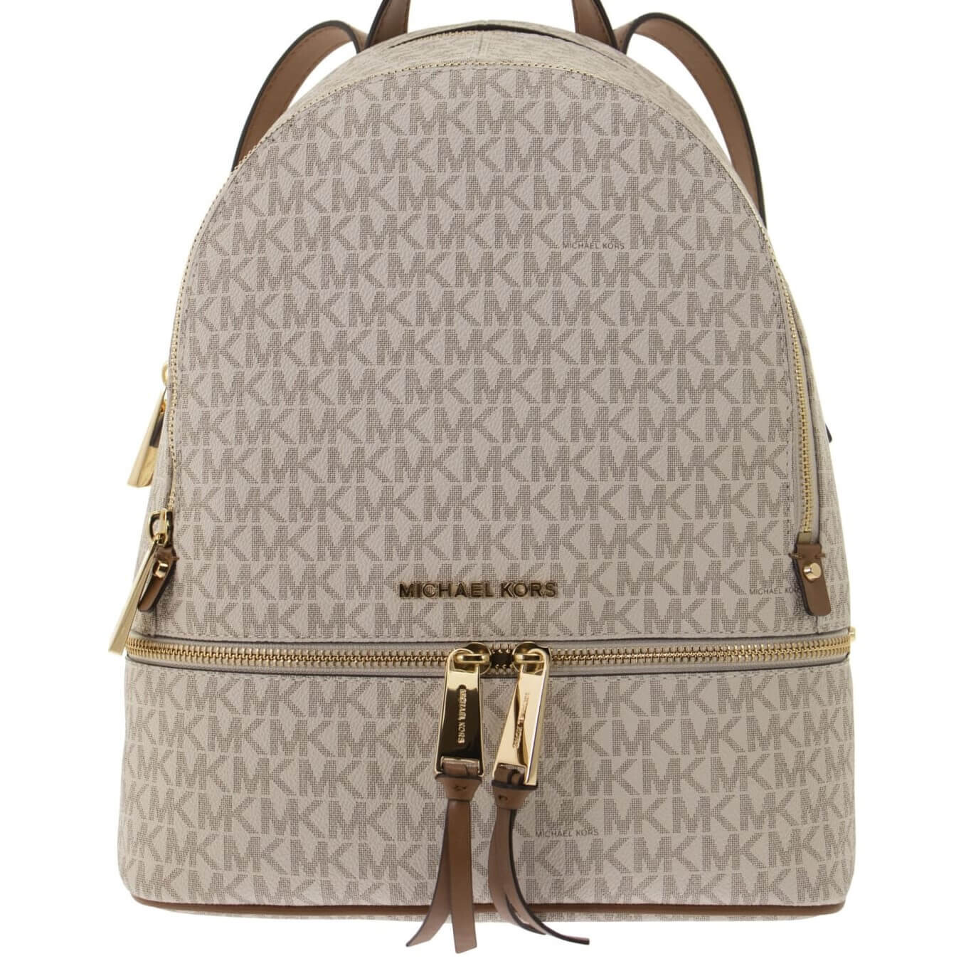 

Рюкзак Michael Kors Rhea - Medium With Logo, бежевый