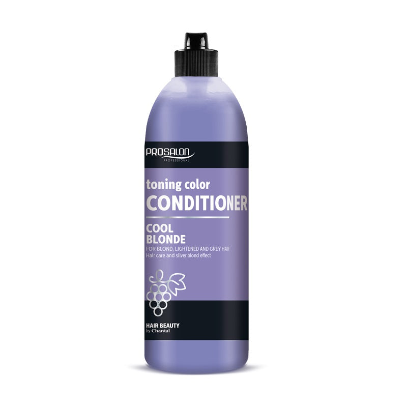 цена Chantal Prosalon Prosalon Toning Color Conditioner тонирующий кондиционер для обесцвеченных светлых и седых волос 500г