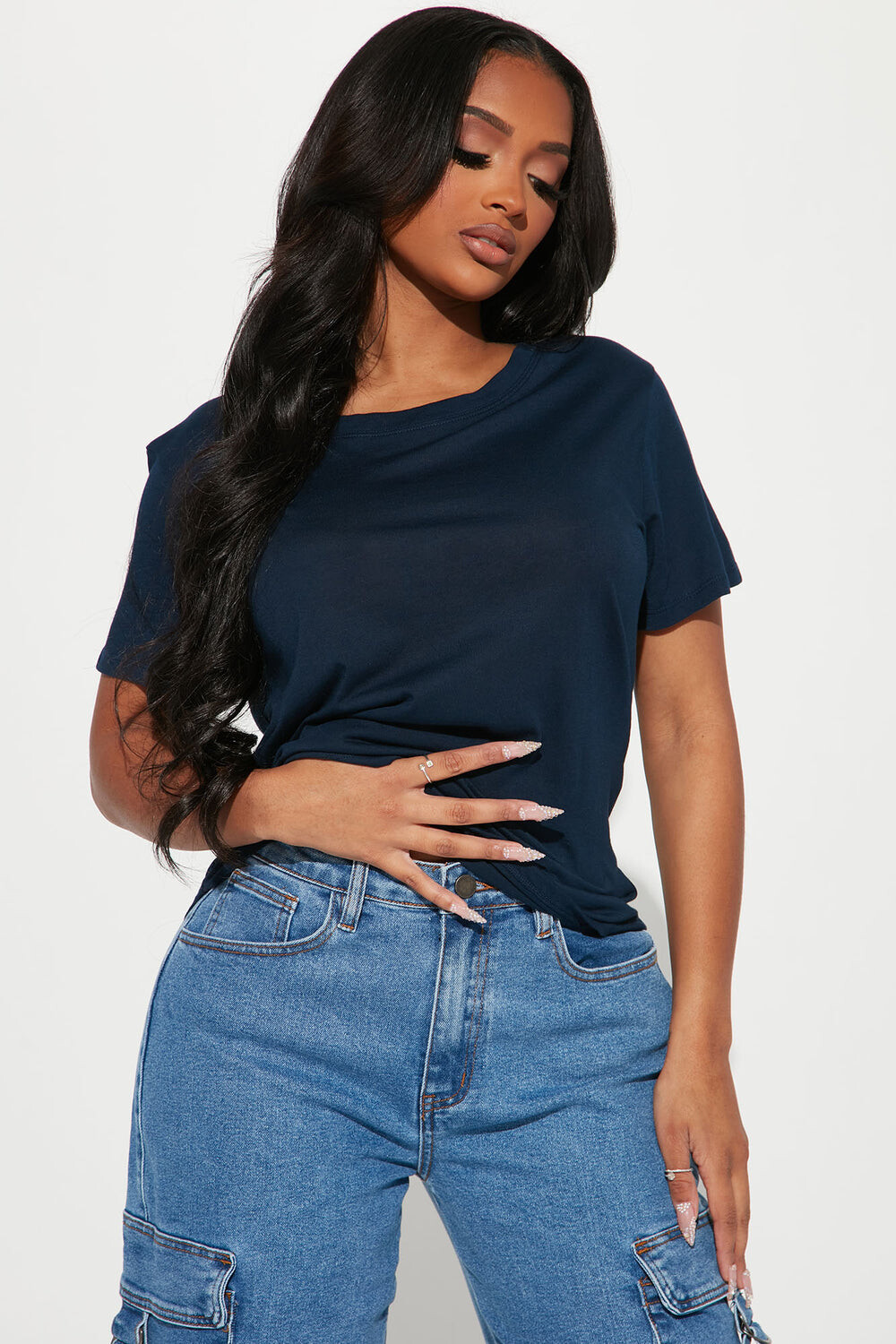 

Футболка Fashion Nova 74013, нави