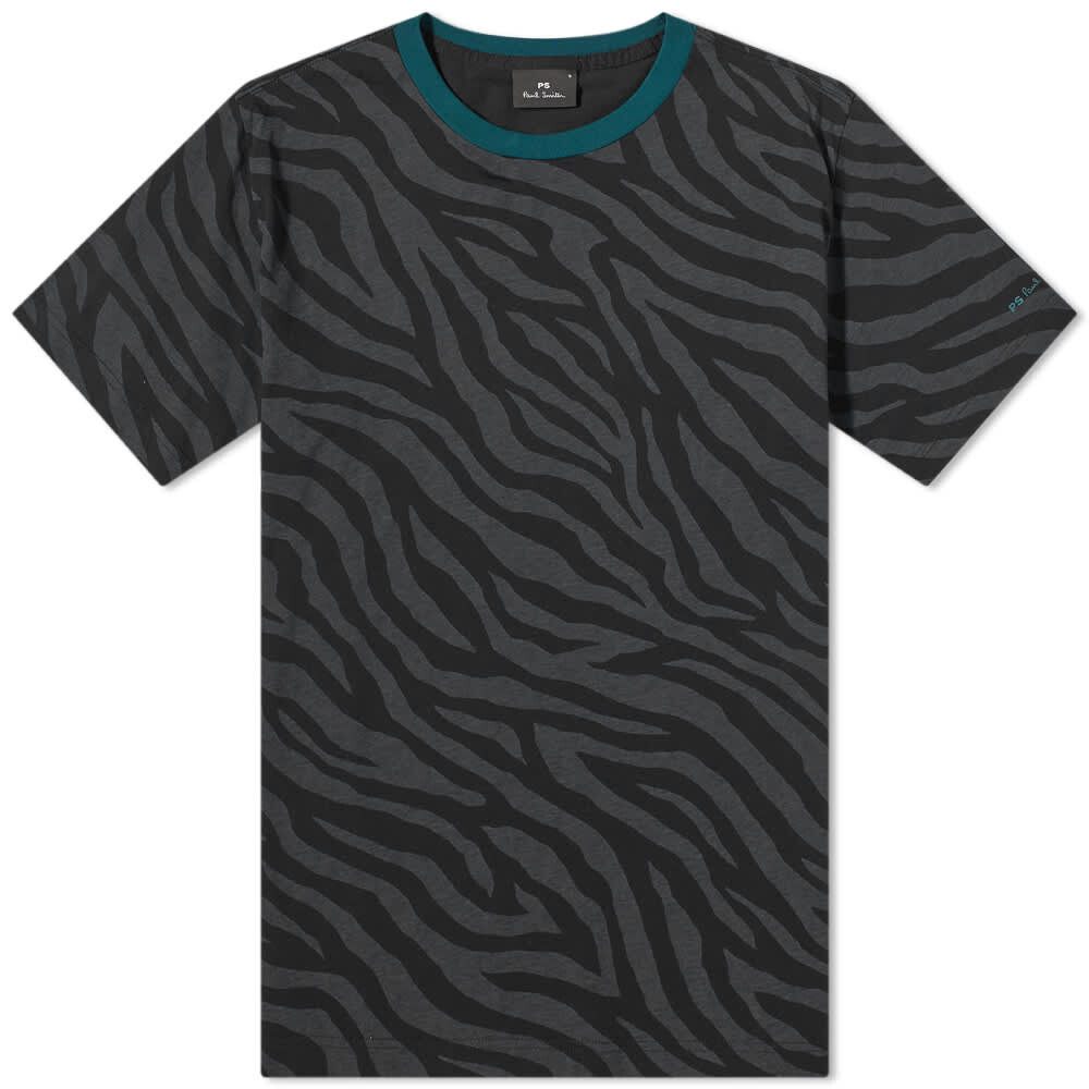

Футболка Paul Smith Zebra All Over Print Tee, Серый