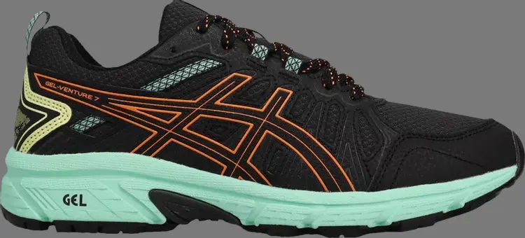 

Кроссовки wmns gel venture 7 wide 'orange pop' Asics, черный