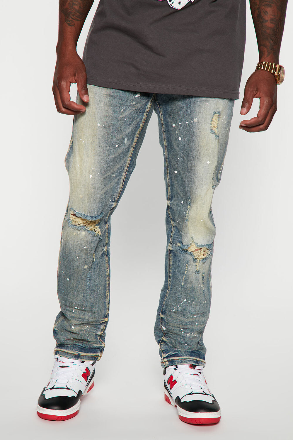 

Джинсы Fashion Nova FNMH1156, синий