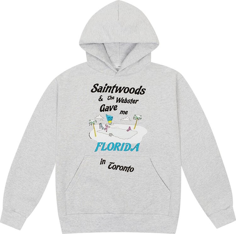 

Худи Saintwoods x The Webster Florida In Toronto Hoodie 'Grey', серый