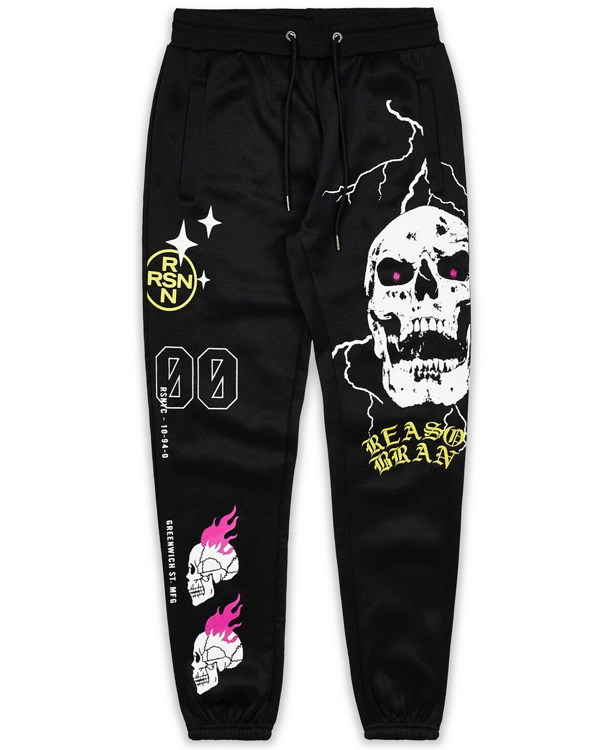 

Мужские джоггеры double zero slim fit Reason, черный