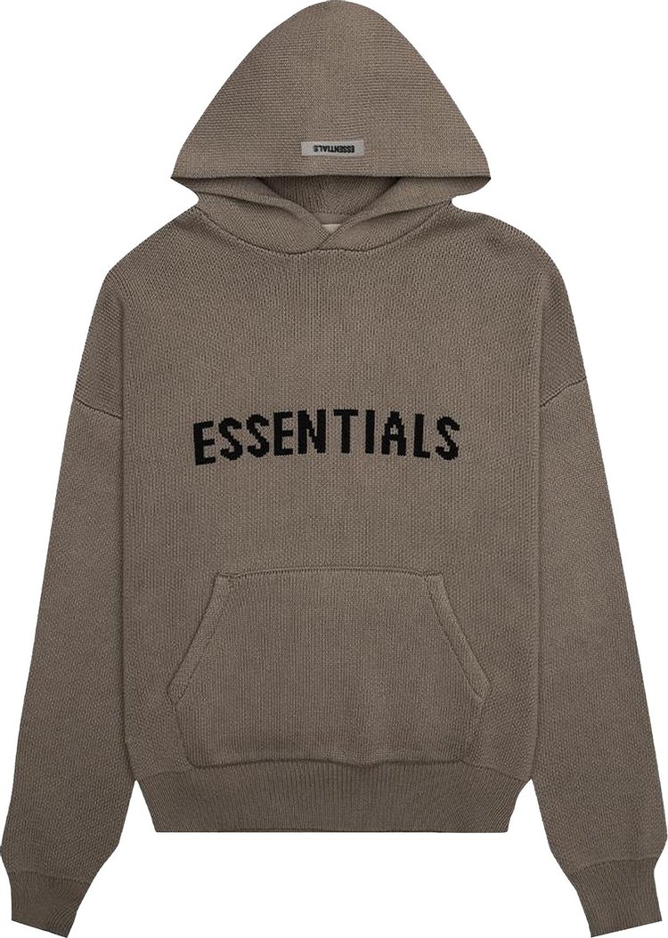 Худи Fear of God Essentials Knit Hoodie Taupe, загар – купить по выгодным  ценам с доставкой из-за рубежа через сервис «CDEK.Shopping»