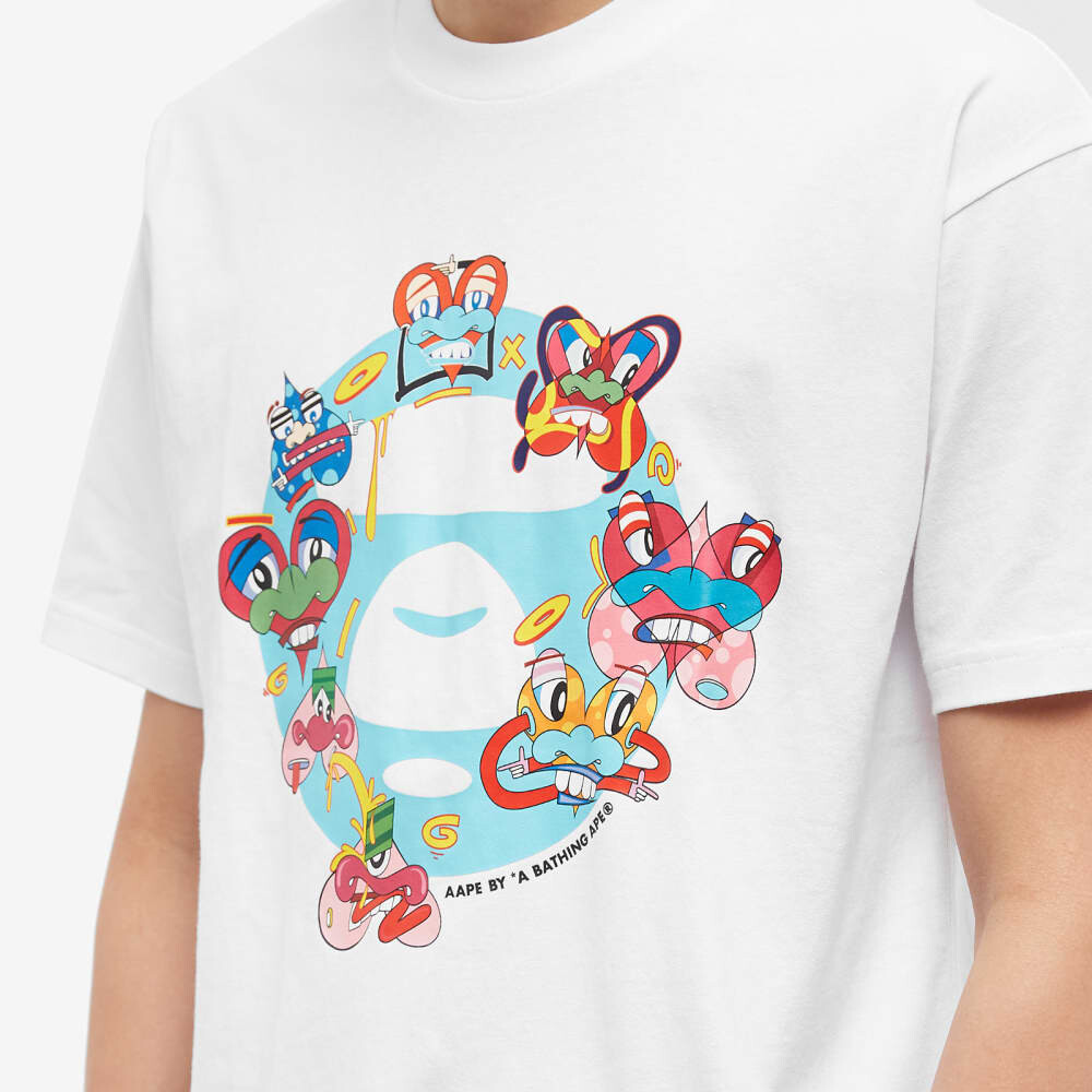 

Футболка AAPE By A Bathing Ape x Eric Inkala Moon Head Tee