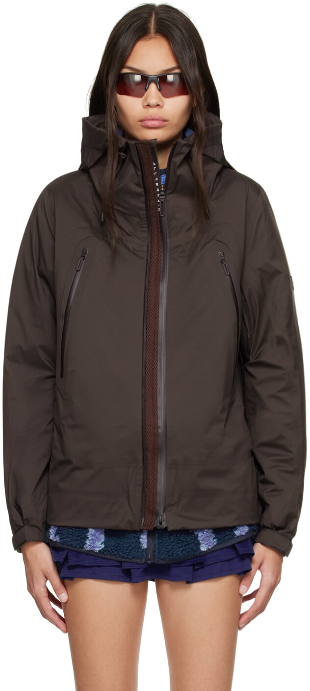 

Эксклюзивная коричневая куртка Creas SSENSE Descente ALLTERRAIN
