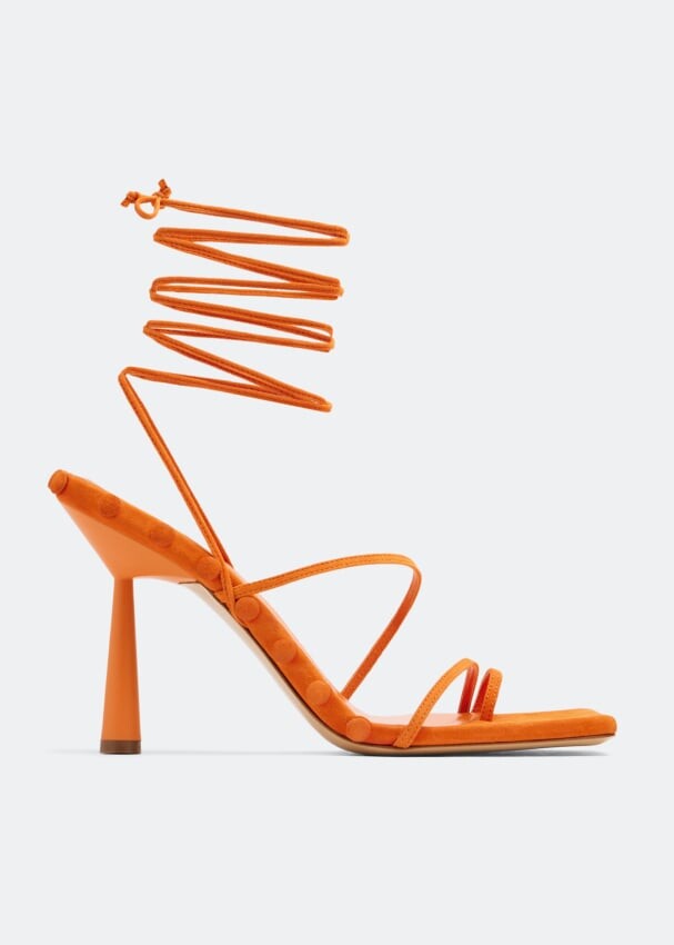 

Сандалии GIA BORGHINI x RHW Rosie 36 sandals, оранжевый