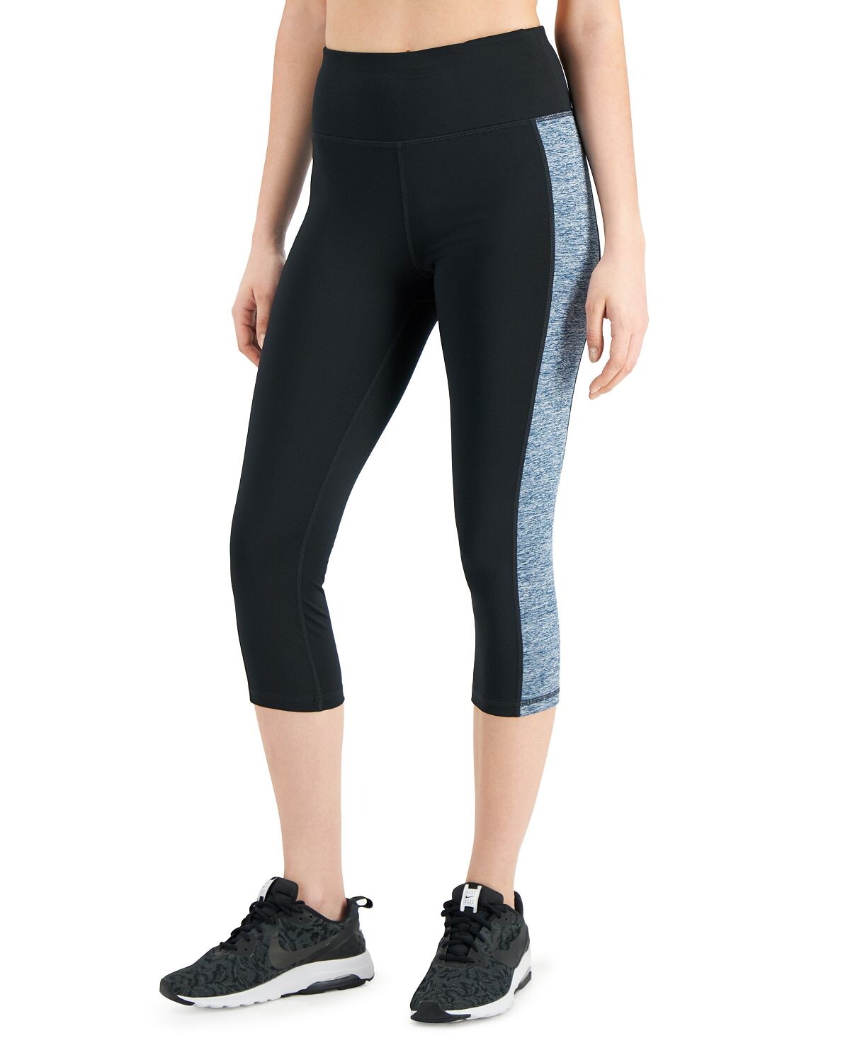 

Укороченные леггинсы active petite с цветными блоками, созданные для macy's ID Ideology, мульти