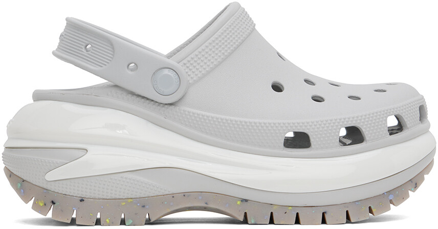 

Серые сабо Mega Crush Crocs