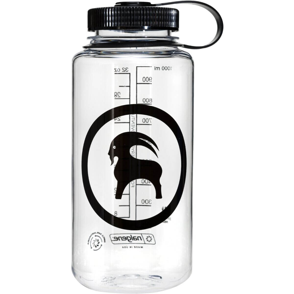 

Бутылка Backcountry x Nalgene Goat Logo Wide Mouth Sustain 950 мл, прозрачный