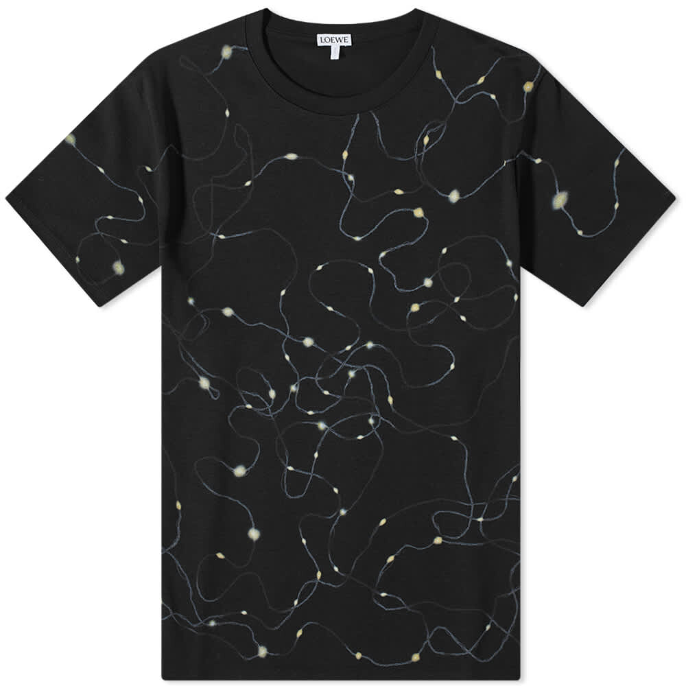 

Футболка Loewe Lights Print Tee, Черный