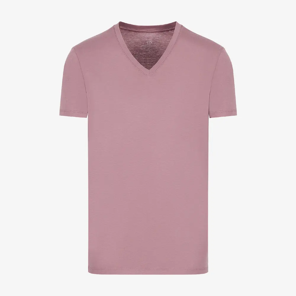 

Футболка Armani Exchange Slim Fit Short Sleeve Pima Cotton, розовый
