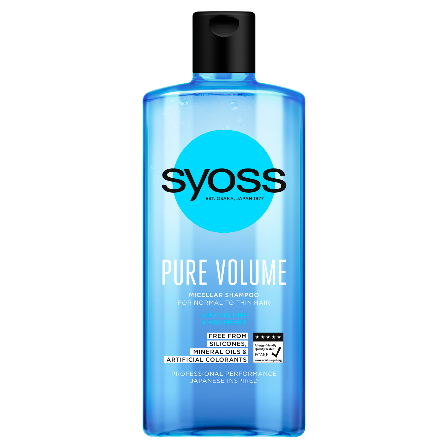 

Syoss Pure Volume Micellar Балансирующий шампунь для волос, 440 мл