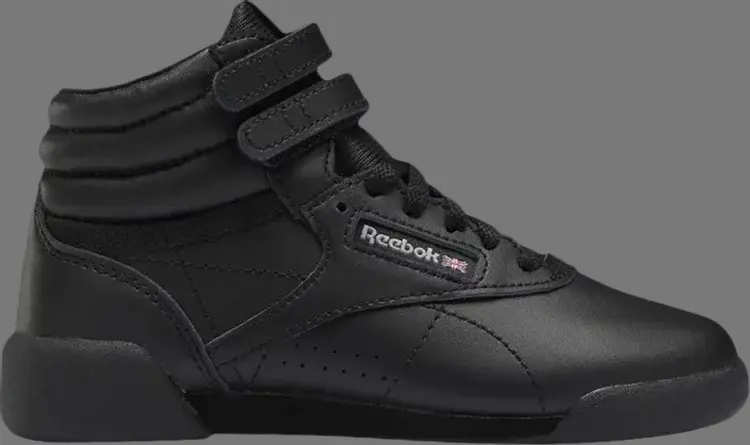 

Кроссовки freestyle high little kid 'black pure grey' Reebok, черный