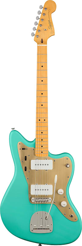

Squier 40th Anniversary Jazzmaster, Vintage Edition Satin Sea Foam Green с кленовой накладкой на гриф