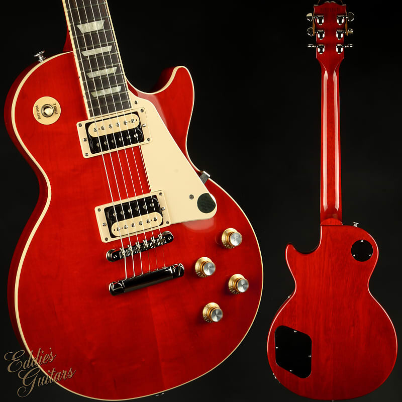 

Gibson Les Paul Classic Полупрозрачная вишня Les Paul Classic Translucent Cherry