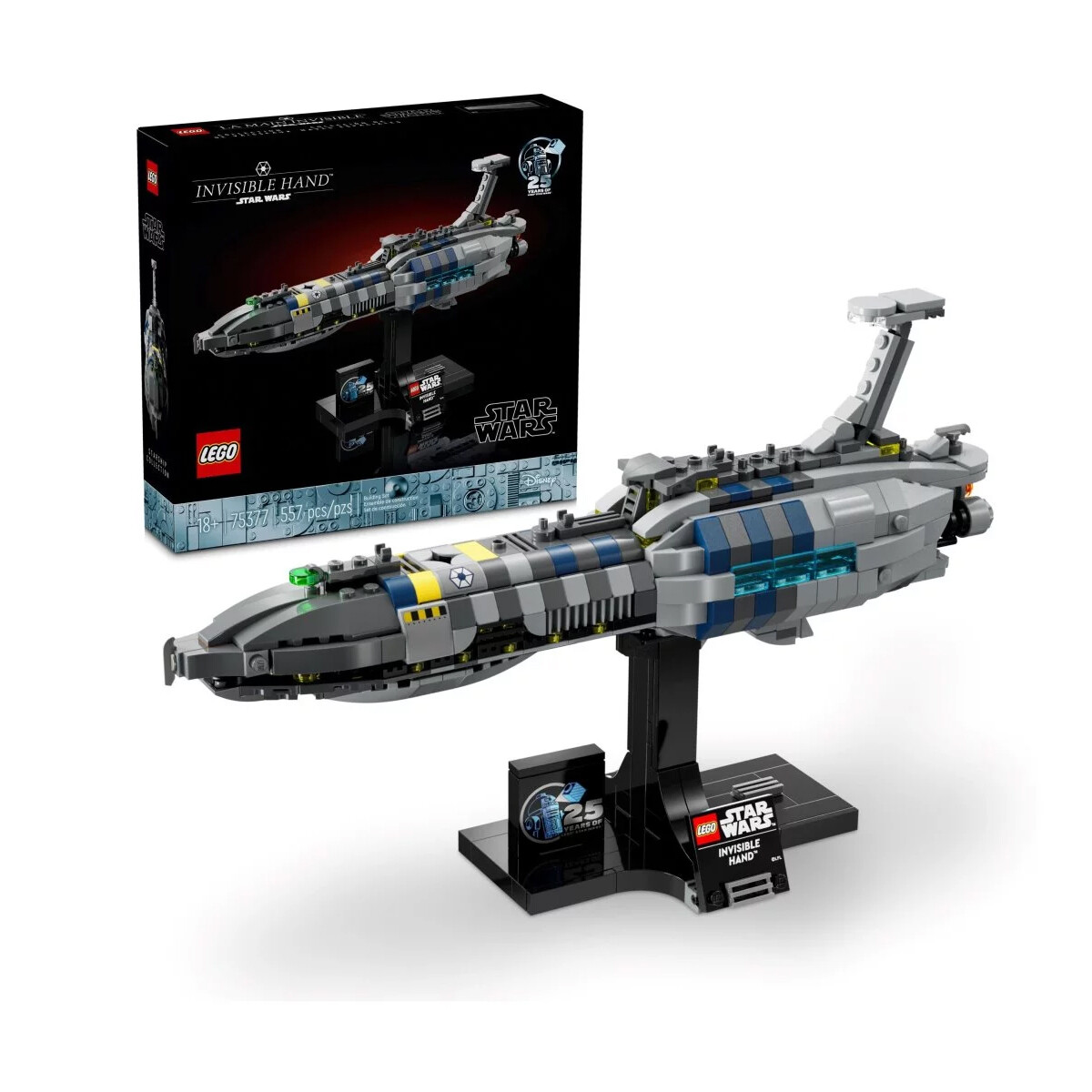 

Конструктор Lego Star Wars Invisible Hand 75377, 557 деталей