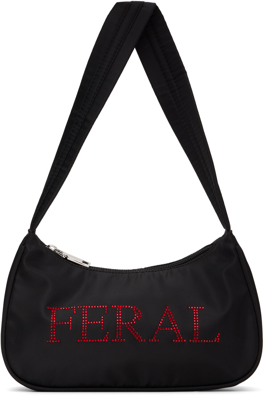 

Эксклюзивная черная сумка SSENSE 'Feral' Praying