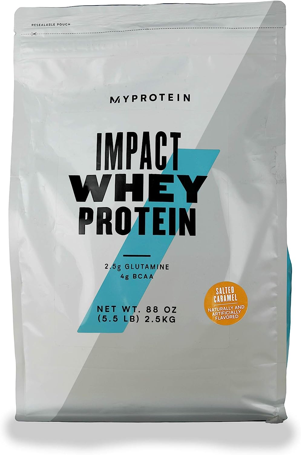 Сывороточный протеин Myprotein Impact Whey, 2500 г, соленая карамель протеин myprotein impact whey protein 1000 гр соленая карамель