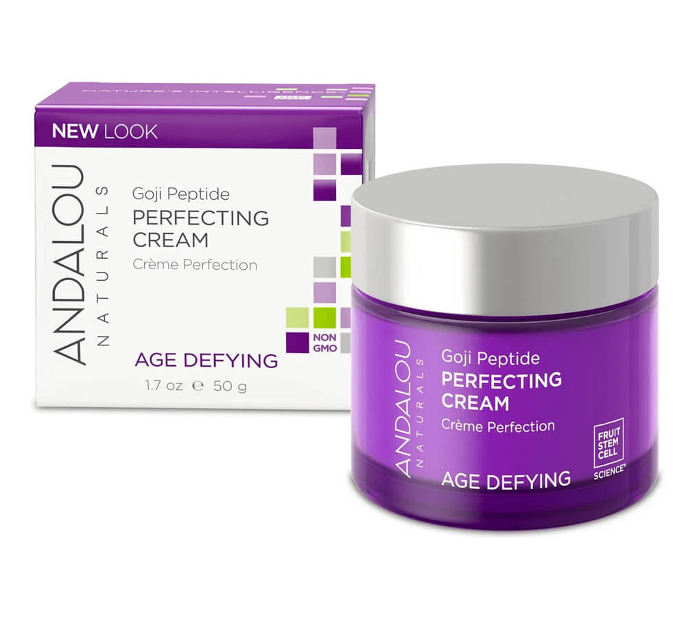 Пептидный питательный крем для лица Andalou Naturals Goji peptide age defying, 50 мл - фото