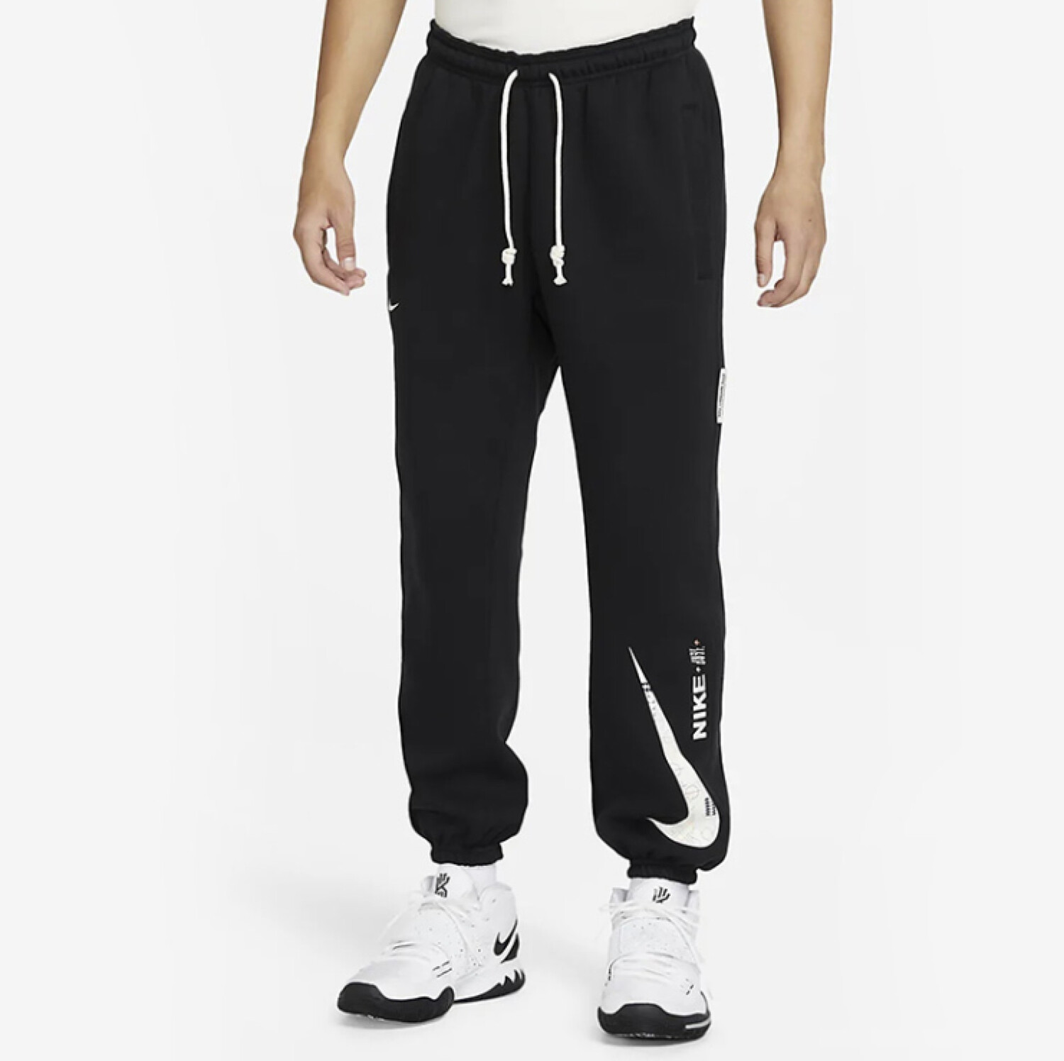 

Спортивные брюки Nike Fleece Standard Issue, черный/белый
