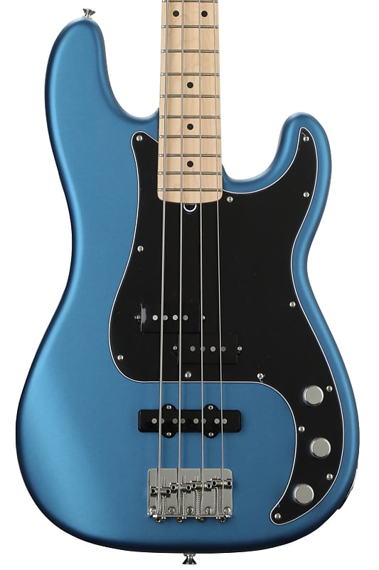 Бас-гитара Fender American Performer Precision Bass — Satin Lake Placid Blue с кленовой накладкой 0198602302 - фото