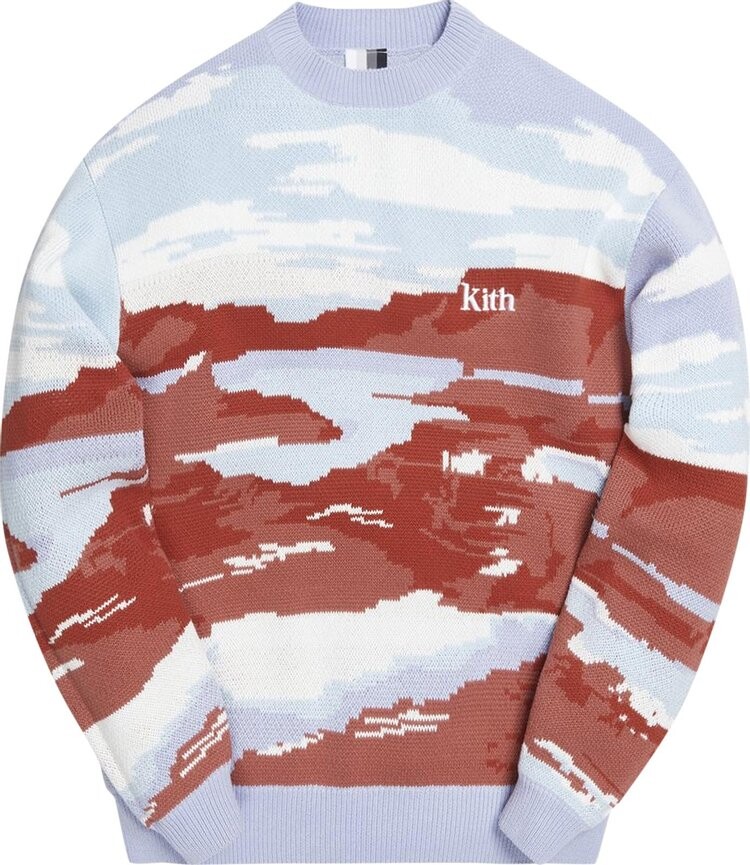 

Свитер Kith Canyon Point Crewneck Sweater 'Mauve Multicolor', разноцветный