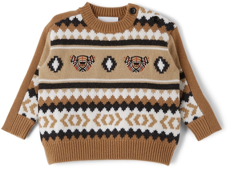 

Детский шерстяной свитер Fair Isle Gerald Burberry