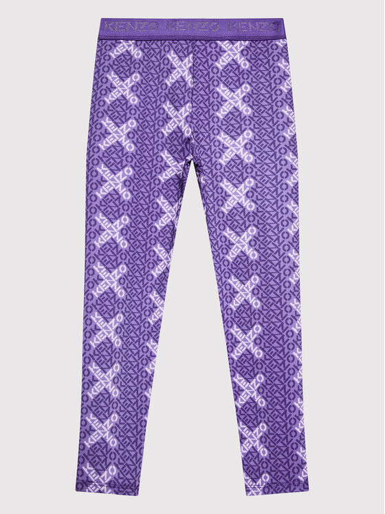 

Леггинсы узкого кроя Kenzo Kids, фиолетовый