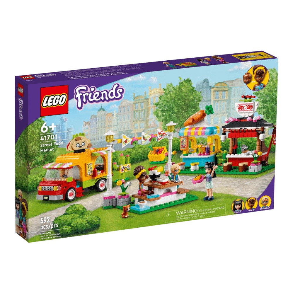 Конструктор LEGO Friends 41701 Рынок уличной еды конструктор lego friends 41108 продуктовый рынок 388 дет